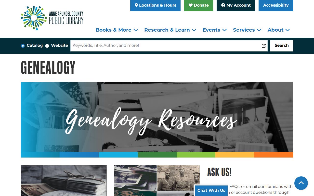 Severna Park people directories research through AACPL genealogy resources